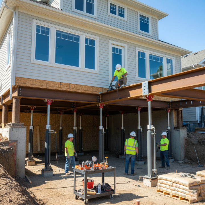 Redressement bâtiment Normandin