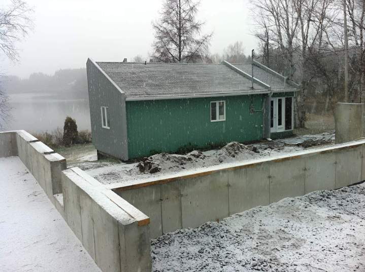 Fondation de béton Normandin