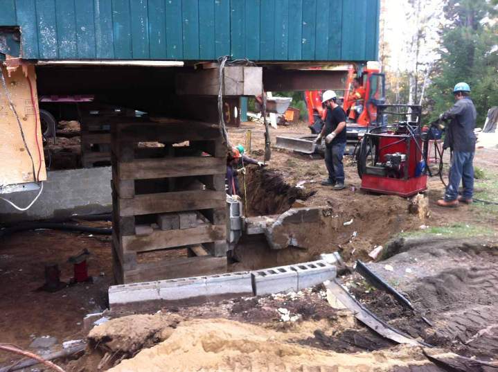 Redressement de maison Normandin