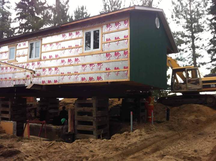 Soulèvement de maison Normandin